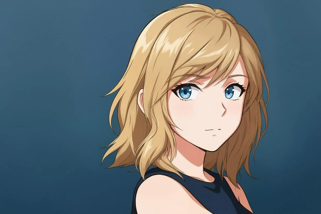 After image with Anime filter